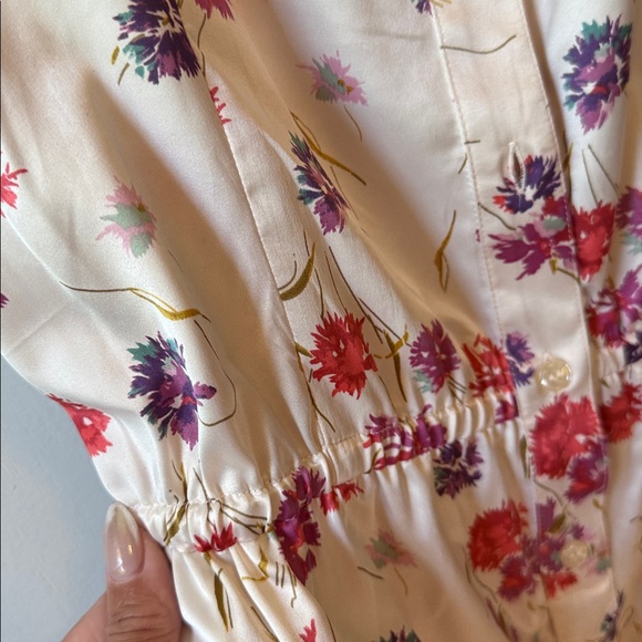 Fiorucci Floral Jumper, Romper - Shortsleeve NWT Sz Medium (Euro 44) - Picture 8 of 8